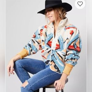 Free People Movement Rock Ridge Fleece Jacket Size Medium
